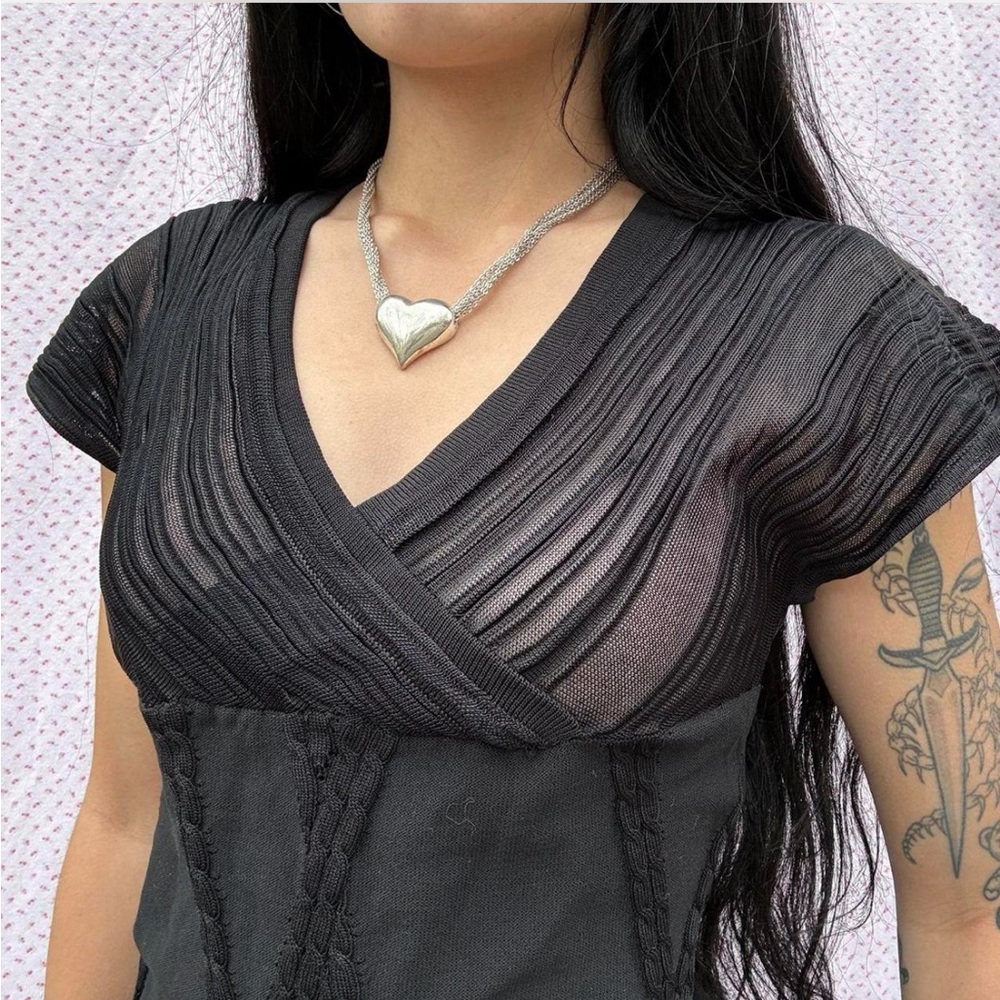 Grunge Black Mesh Office Siren Top View 5